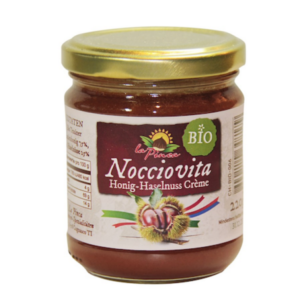 Bio Nocciovita Honig-Haselnuss Creme aus dem Tessin - La Pinca